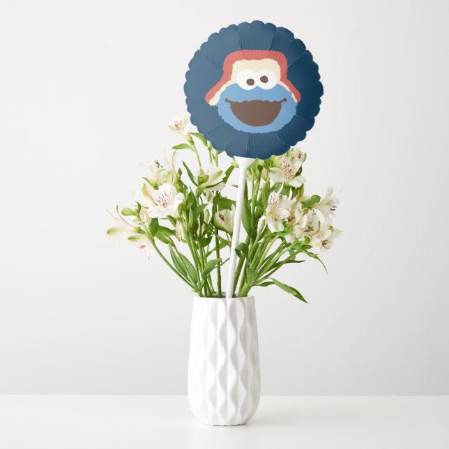 Cookie Monster Woodland Face Balloon (Vase)