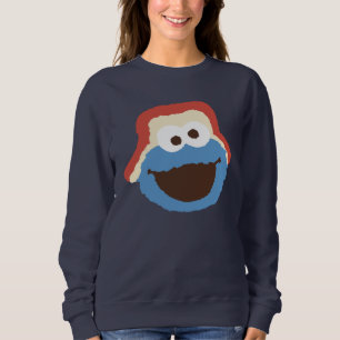 Cookie Monster Woodland Face Sweatshirt