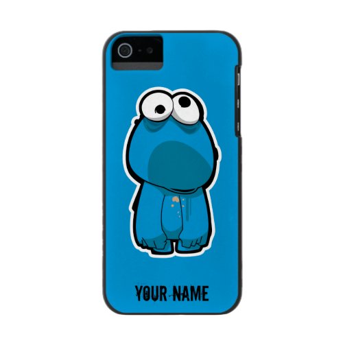 Cookie Monster Zombie  Add Your Name Wallet Case For iPhone SE55s