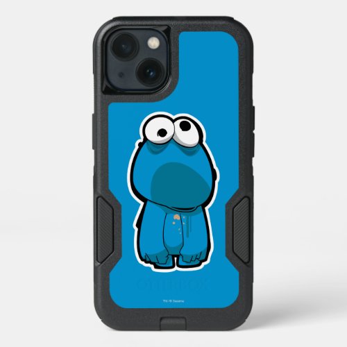 Cookie Monster Zombie iPhone 13 Case