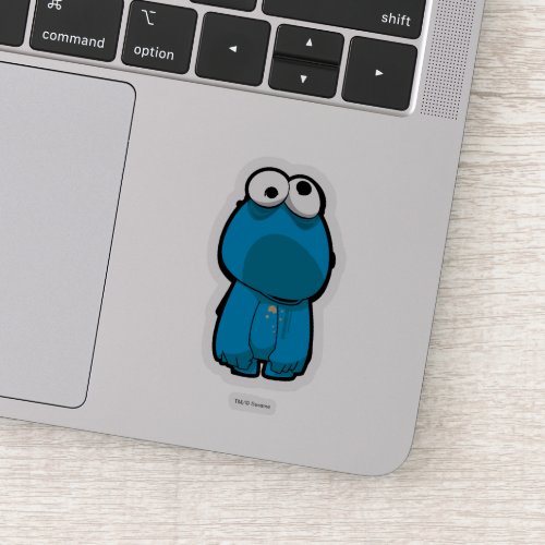 Cookie Monster Zombie Sticker