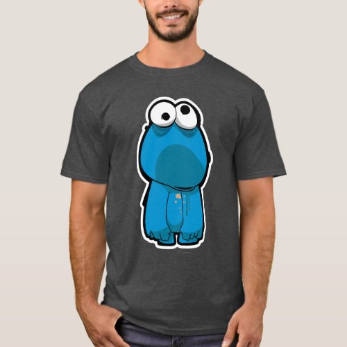 Cookie Monster Zombie T_Shirt