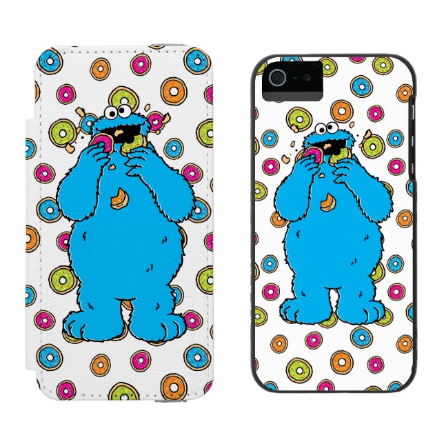 Cookie MonsterDonut Destroyer Incipio iPhone Wallet Case (Side by Side)