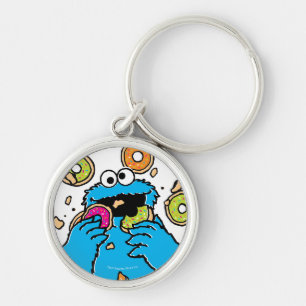 Cookie MonsterDonut Destroyer Keychain