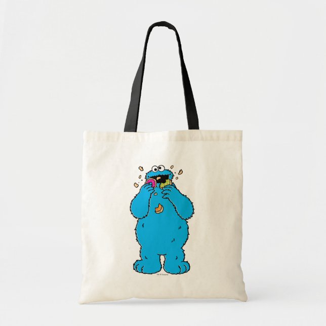 Cookie MonsterDonut Destroyer Tote Bag (Front)