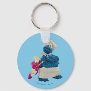 Cookie Monster's Food Truck Partners Keychain