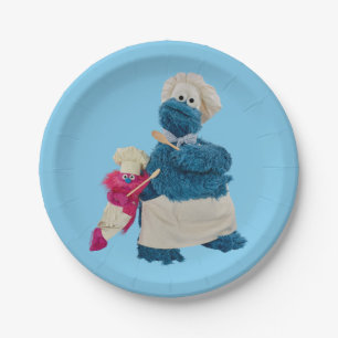 Cookie Monster's Food Truck Partners Paper Plates