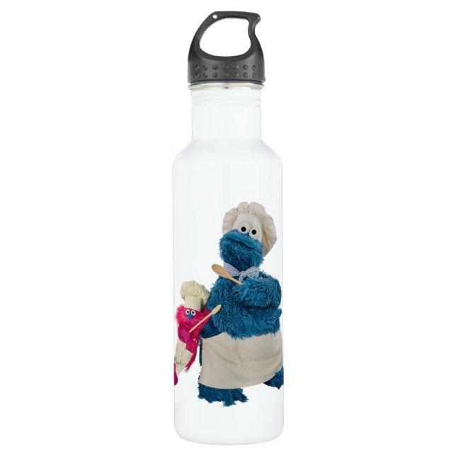 Cookie Monster's Food Truck Partners Stainless Steel Water Bottle (Front)