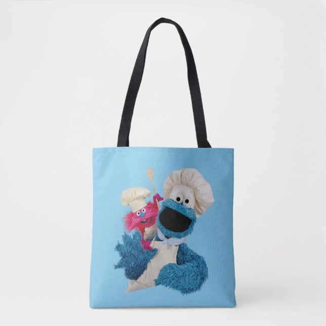 Cookie Monster's Foodie Tote Bag (Front)