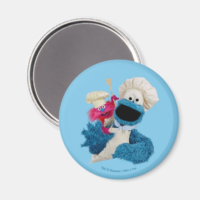 Cookie Monster's Foodie Truck Friends Magnet | Zazzle