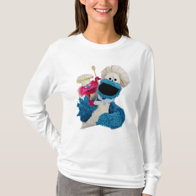 Cookie Monster's Foodie Truck Friends T-Shirt (Front)