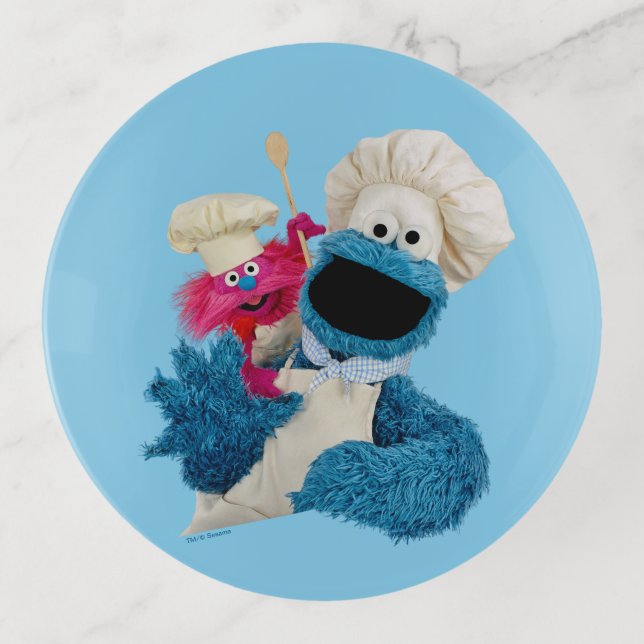 Cookie Monster's Foodie Truck Friends Trinket Tray (Front)