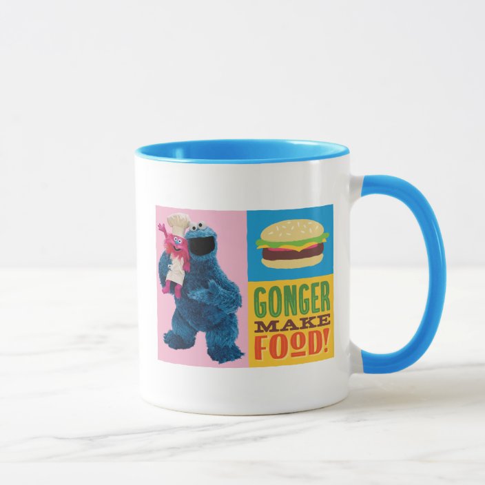 cookie monster and gonger toys