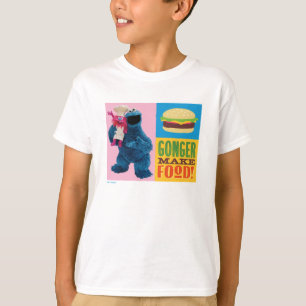 Cookie Monster's Foodie Truck Gonger Make Food T-Shirt