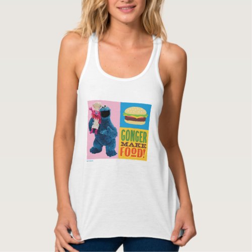 Cookie Monsters Foodie Truck  Gonger Make Food Tank Top