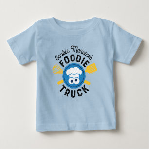 Cookie Monster's Foodie Truck Logo Baby T-Shirt