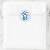 Cookie Monster's Foodie Truck Logo Classic Round Sticker (Bag)
