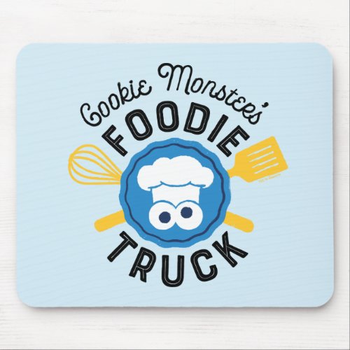 Cookie Monsters Foodie Truck Logo Mouse Pad