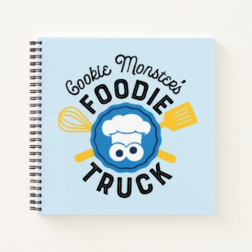 Cookie Monsters Foodie Truck Logo Notebook