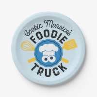 Cookie Monster's Foodie Truck Logo
