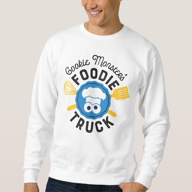 Cookie Monster's Foodie Truck Logo Sweatshirt (Front)