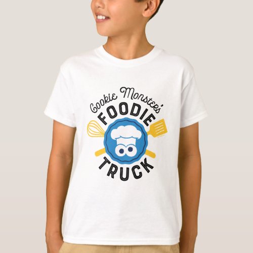 Cookie Monsters Foodie Truck Logo T_Shirt