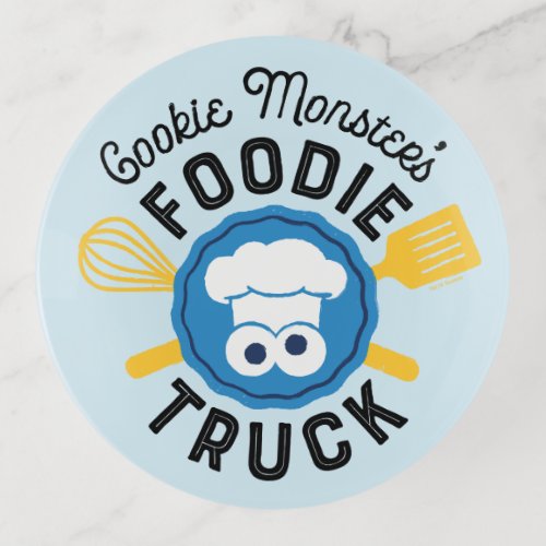 Cookie Monsters Foodie Truck Logo Trinket Tray