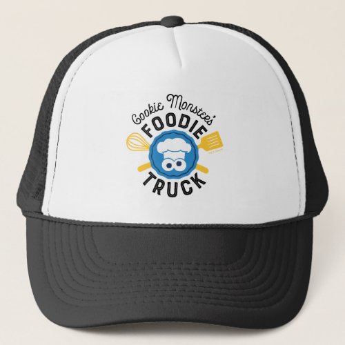 Cookie Monsters Foodie Truck Logo Trucker Hat