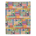 Cookie Monster's Foodie Truck Pattern Duvet Cover