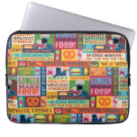 Cookie Monster's Foodie Truck Pattern Laptop Sleeve
