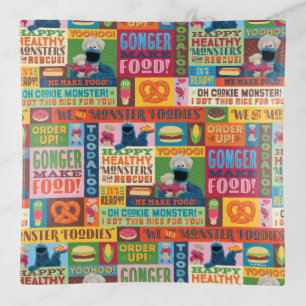Cookie Monster's Foodie Truck Pattern Trinket Tray