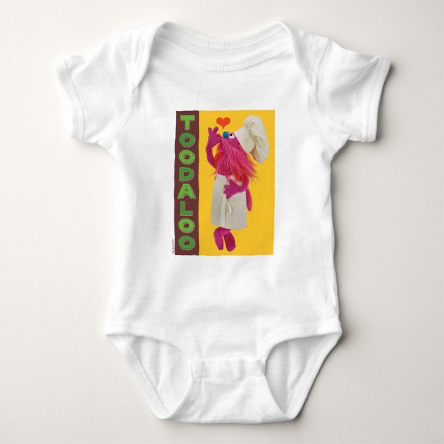 Cookie Monster's Foodie Truck | Toodaloo Baby Bodysuit (Front)