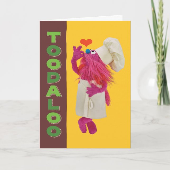 Cookie Monster's Foodie Truck | Toodaloo Card (Front)