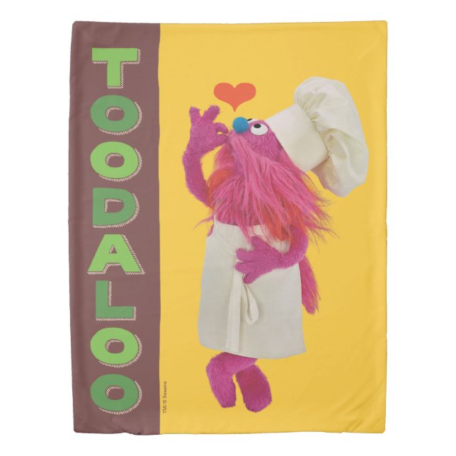 Cookie Monster's Foodie Truck | Toodaloo Duvet Cover (Front)