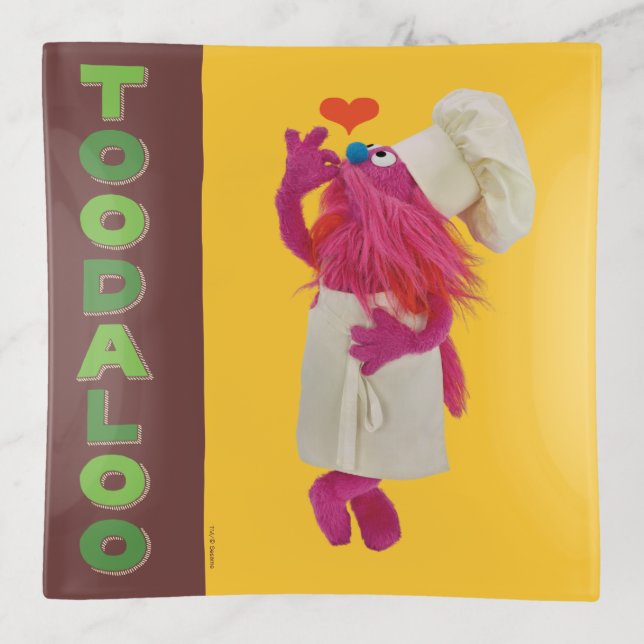 Cookie Monster's Foodie Truck | Toodaloo Trinket Tray (Front)