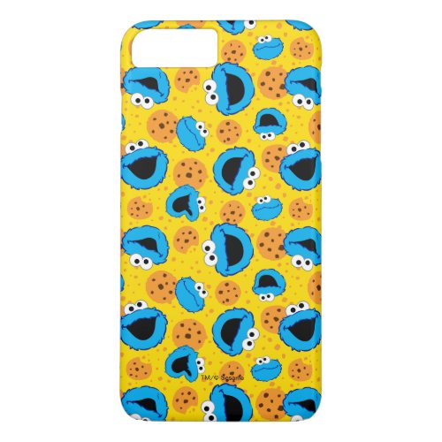 Cookie Monter and Cookies Pattern iPhone 8 Plus7 Plus Case