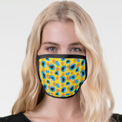 Cookie Monter and Cookies Pattern Face Mask