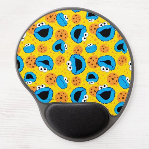 Cookie Monter and Cookies Pattern Gel Mouse Pad