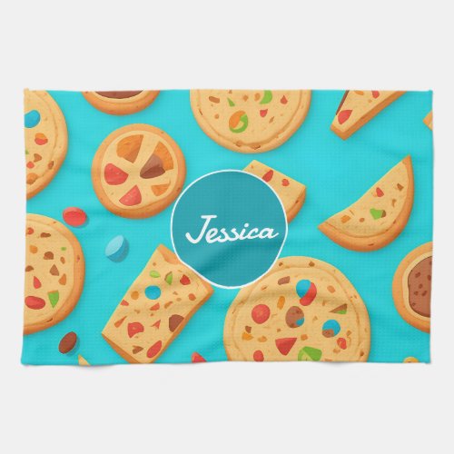 Cookie Mosaic Colorful Personalized Pattern Kitchen Towel