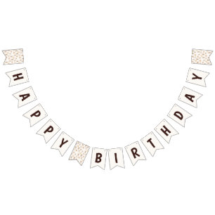 Cookie & Mouse Birthday Party Bunting Flags