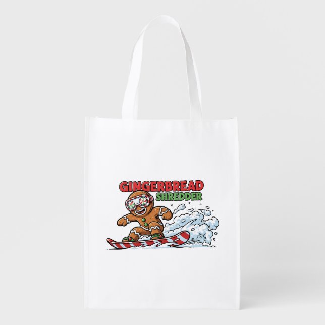 Cookie on Board Grocery Bag (Front)