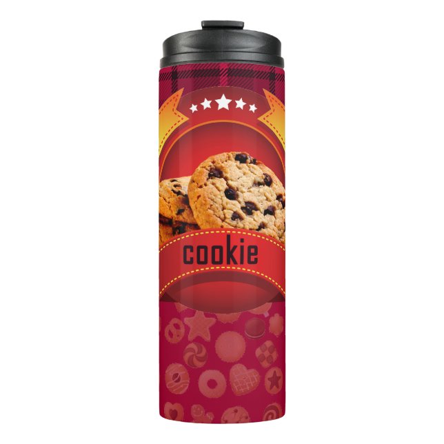 Cookie Package Wrapper | Cute Dessert Graphic Thermal Tumbler (Front)