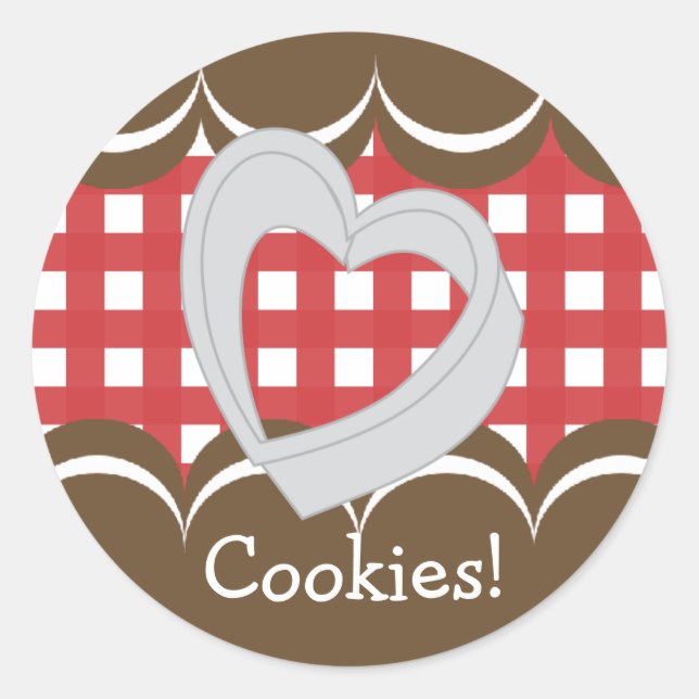 Cookie Party! Classic Round Sticker (Front)