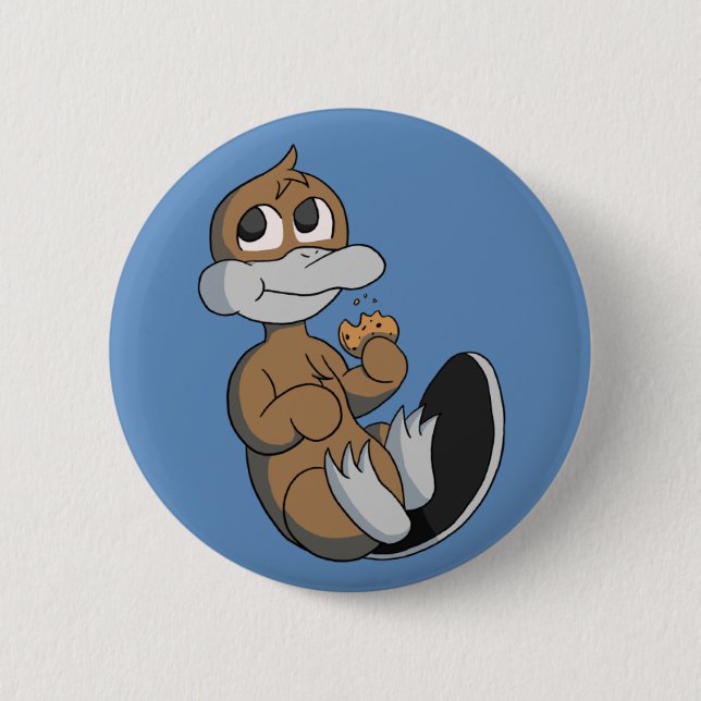 Cookie Platypi Button (Front)
