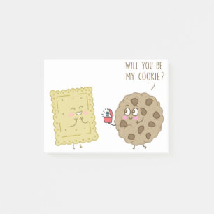 Cookie Proposal - Will you marry me? Post-it Notes