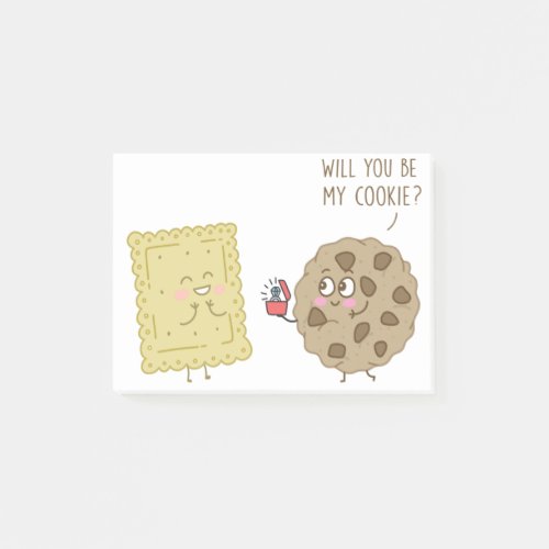 Cookie Proposal _ Will you marry me Post_it Notes