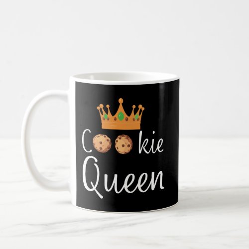 Cookie Queen Crown For Womens Cookie Lovers Christ Coffee Mug