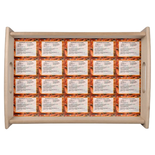 Cookie Recipe Serving Tray (Front)
