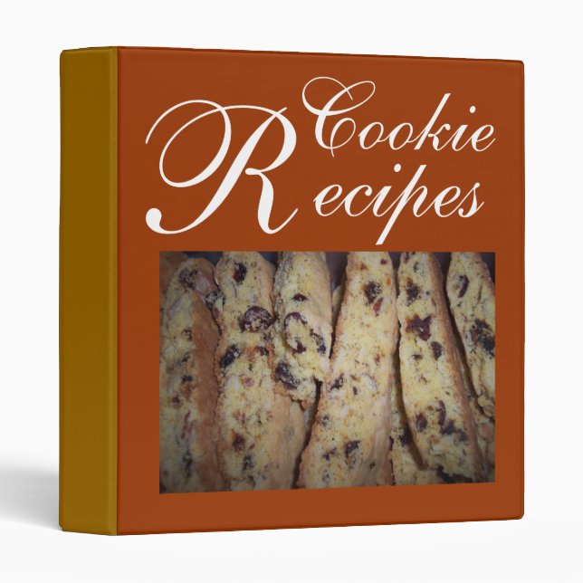 Cookie Recipes Binder (Front/Spine)