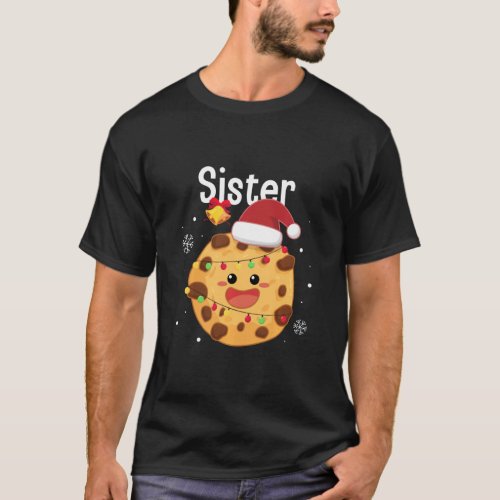 Cookie Sister Santa Family Pajama Matching  T_Shirt